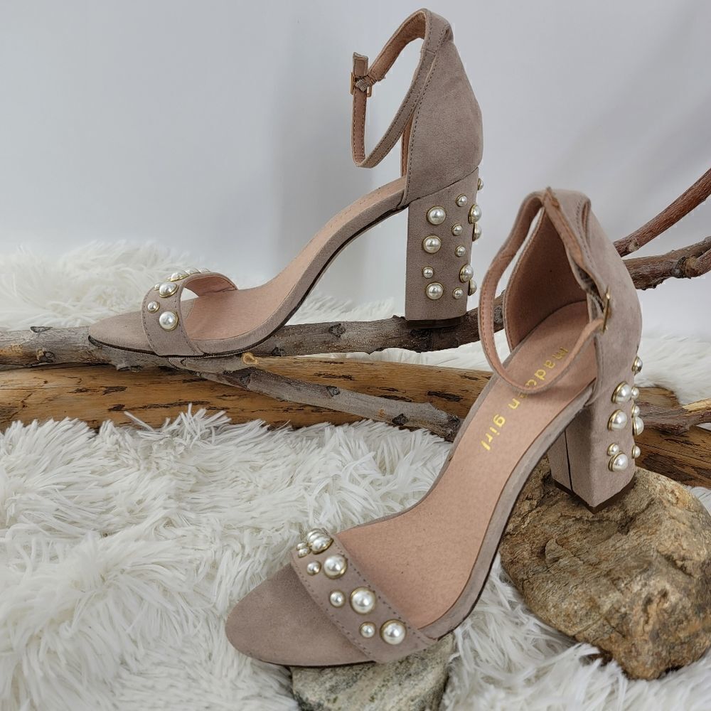 Madden girl two piece block heel sandals (K)